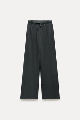 FADED-EFFECT PLUSH JOGGER TROUSERS - Zara фото 21