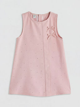 Bisiklet Yaka K?z ?ocuk Ta?l? Elbise ve Ti??rt