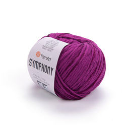 Симфония (Symphony) пряжа YarnArt 80%хлопок 20%вискоза 10х50г/125м  фото 15