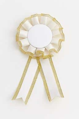 Значок на булавке с лентой, заготовка на блистере (12 шт) RN-059 - Больше подарков фото 2