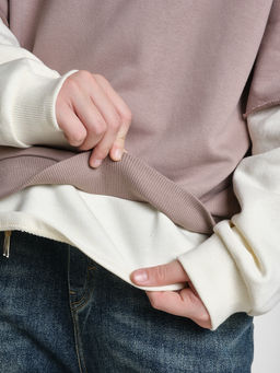 Толстовка для девочки 22-8047 бежевый - Mini maxi фото 20