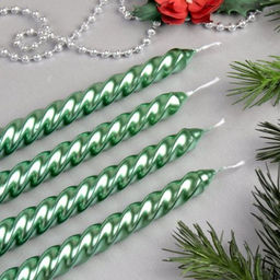 Свеча стержень 4 штуки 25 см витая / GL-10-4 /уп 36/144/ - Галеонтрейд фото 7