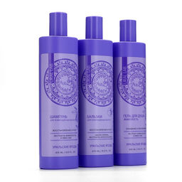 Гель для душа женский с экстрактом жимолости и иван-чая, 410 мл, URAL LAB  фото 9