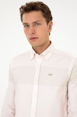 Erkek Krem Uzun Kollu G_mlek - U.s. polo assn фото 2