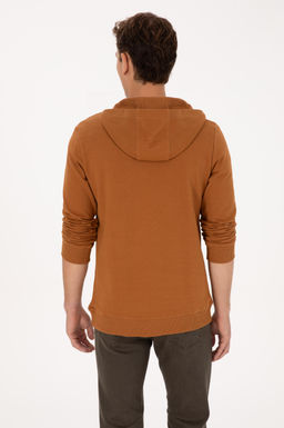Erkek Camel Sweatshirt