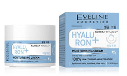 Eveline "KOREAN RITUALSTM" HYALURON+ Увлажн. крем для лица для сухой и обезвожен.кожи (50мл).30