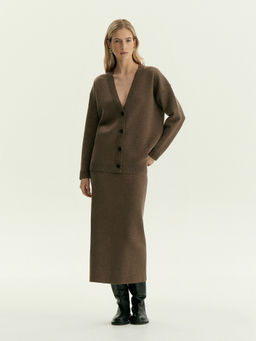 Кардиган из трикотажа, ML873/chimoka - Emka фото 3