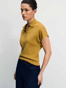 Джемпер поло из вискозы / Zarina  фото 2