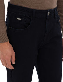 Koyu Lacivert Regular Fit Jean Pantolon