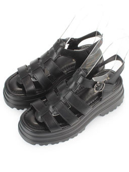 08-PEY337-2 BLACK Босоножки женские - Фабричный китай фото 4