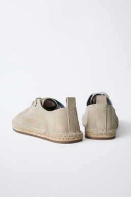 JUTE LEATHER DERBY SHOES - LIMITED EDITION - Zara фото 5