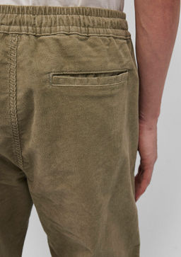 Haki Kadife Pantolon - Mavi фото 6