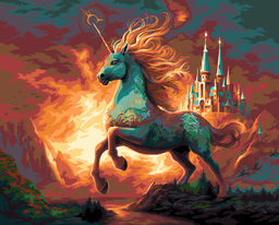 ФРЕЯ PNB/PL-273 Набор для раскрашивания по номерам 50 х 40 см Хранитель королевства