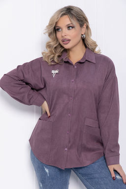 Рубашка Милолика (бирюзовая) Б15439-18М - Lt collection фото 8