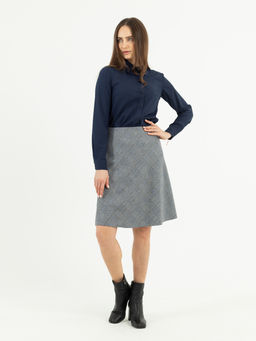 юбка, расклешенная от пояса к низу, на подкладке - Трика фото 3