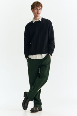 Jersey en punto trenzado Regular Fit - H&m фото 9
