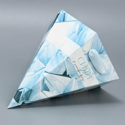 Цена за 2 шт. Пакет подарочный, упаковка, Кристалл, 23?20?23 см