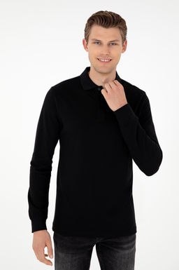 Мужской черный базовый свитшот Неожиданная скидка в корзине - U.s. polo assn фото 3