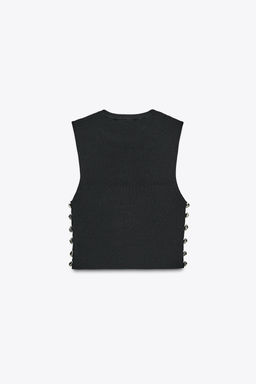 RIB KNIT TOP - Zara фото 6