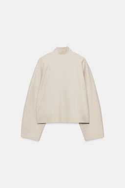 CHAQUETA BOMBER CREMALLERA ZW COLLECTION / Beige - Zara фото 6