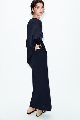 FALDA MIDI PUNTO FINO / Marino - Zara фото 4