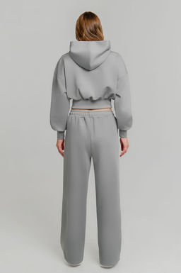 Арт. 2806 Костюм с брюками женский 42-48 (4 шт) Цвет:серый - Калинка фото 5