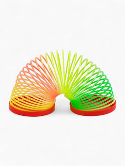 Пружинка радуга Новогодняя лошадь, d=5 см, МИКС - Funny toys фото 14