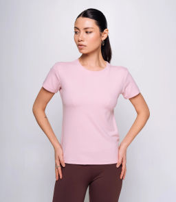 Футболка #КТ9005 (1), пудровый