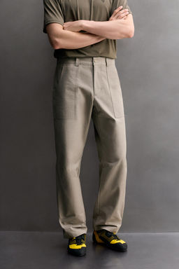 PANTAL?N TAPERED FIT ESCALADA / Crudo medio - Zara фото 2