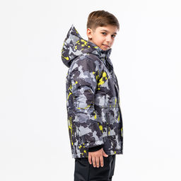 RODOS Куртка для мальчика зима М-195 КурткаВБ Серый/Голубой  фото 35