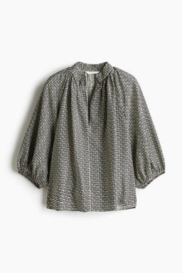 Blusa con mangas globo - H&m фото 5