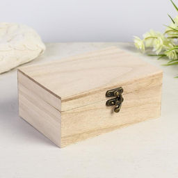 Шкатулка для росписи дерево «Тайник», для творчества, декора, 17×12×7.5 см