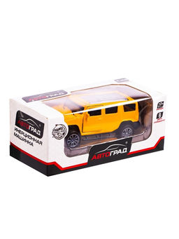 Машина металлическая Крузер, 1:48, инерция, открываются двери, цвет жёлтый - Автоград фото 14