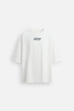 CONTRAST PRINT T-SHIRT - Zara фото 7