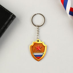 Цена за 2 шт. Магнит и брелок на 23 Февраля Самому смелому и отважному - Сима-ленд фото 2