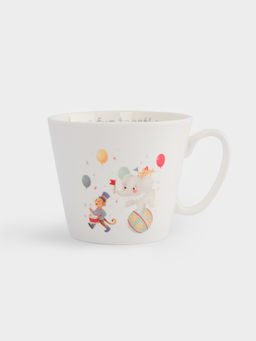 Набор посуды, детский, 1 перс, 3 пр, фарфор N, белый, Животные в цирке, Circus - Anna lafarg фото 8