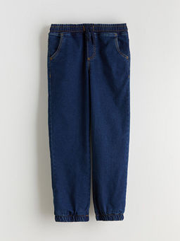 Beli Lastikli Polar Astarl? Erkek ?ocuk Jean Pantolon