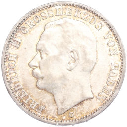 3 марки 1914 года G Германия (Баден)