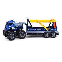 Машина "Мега прицеп два этажа" в коробке