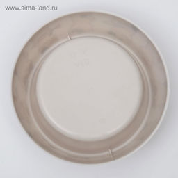 Цена за 2 шт. Миска «Мур-мяу» для кошек 0.3 л, 14.5×14.5×4 см, светло-бежевый