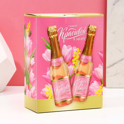 Подарочный набор Самой красивой: гель для душа и пена для ванны шампанское, 2?250 мл, Чистое счастье  фото 7