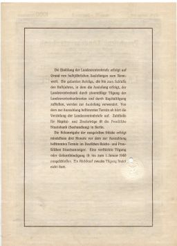 Облигация 4,5% 1000 рейхсмарок 1937 года Германия