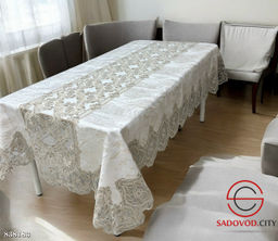 Прямоугольная кружевная скатерть