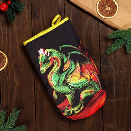 Набор Дракон, прихватка и рукавица, рис. 2 - Simaland фото 2