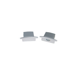 UFE-N11 SILVER B POLYBAG Набор аксессуаров для алюминиевого профиля. Заглушки (4 шт., пластик). Цвет серебро. ТМ Uniel