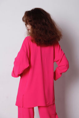 9183 Костюм из кимоно и брюк-палаццо ярко-розовый - Martichelli фото 35