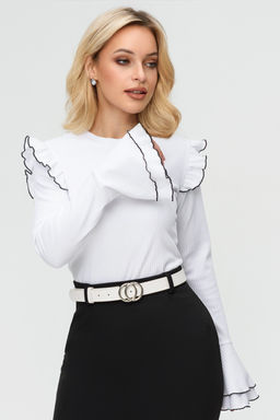 Блузка женская 4222/02/Белый - Rise фото 8