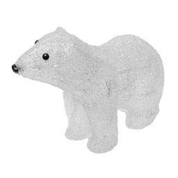 ULD-M3125-040/STA WHITE IP20 WHITE BEAR-4 Фигура светодиодная Белый медведь-4, 32*25см, 40 светодиодов. Белый свет. Провод прозрачный. TM Uniel