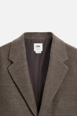 TEXTURED TWILL BLAZER - Zara фото 8