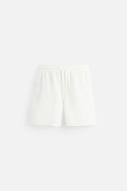 TEXTURED REGULAR FIT BERMUDA SHORTS - Zara фото 34